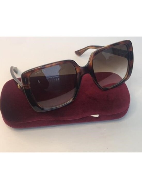 New Authentic Oversized Gucci GG0632S 002 Butterfly Sunglasses main image 8
